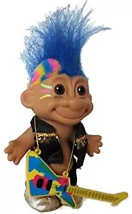 "GUITARRA Russ Troll Muñeca 5" PUNK ROCKSTAR HERO Nueva - Imagen 1 de 1