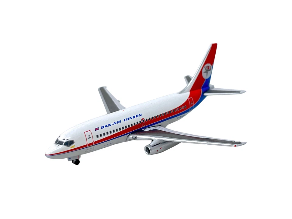 InFlight 500  Dan Air London 737-200 1:500 Scale Die-Cast Model Airplane - Image 1 of 4
