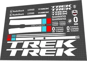 Trek Speed Concept 9.9 RadioShack Nissan Trek Edition decal set - Bild 1 von 1