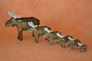Elch 15 mm Tier Tiere Reifenvieh Reifentier Holztiere Bauernhof Zoo NEU 76-98 - Picture 1 of 1