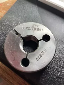 OSBORN CHROME M20 X 1.5 6g METRIC THREAD RING GAGES NOT GOP.D.18..994 A1 - Picture 1 of 3