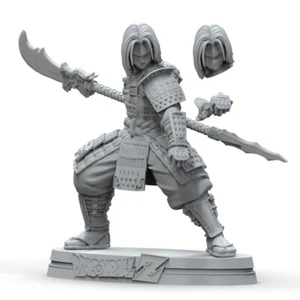 Samurai Trunks With Two Heads 3D Unpainted Figure Model GK Blank Kit New Stock - Picture 1 of 12