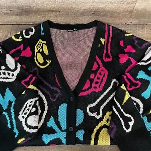 Cárdigan Dolls Kill X Tokidoki cuello en V suéter de gran tamaño con botones talla 3XL - Imagen 1 de 14