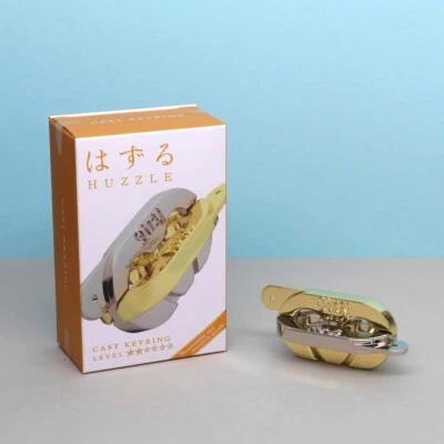 HANAYAMA HUZZLE CAST KEYRING - elegantes Denkspiel