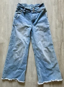 Girls Guess Bell Bottom Flared Blue Jeans Sz. 10 - Super Cute! - Picture 1 of 7