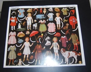 Vintage Sheet  Paper Dolls  German Made Un-Used - Picture 1 of 1