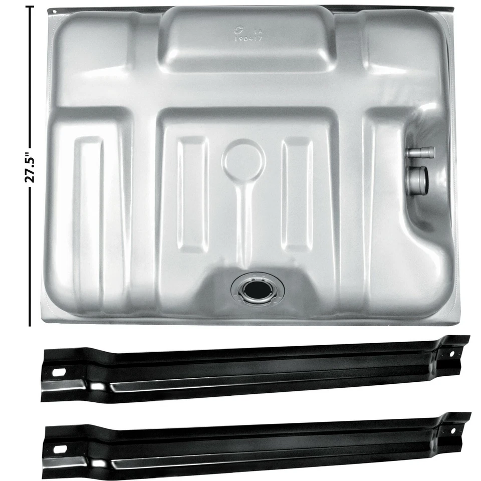 1973~1978 Ford Pickup Truck Fuel Gas Tank 38 Gallon & Straps wo/Roll Valve Hole Foto 1 de 1