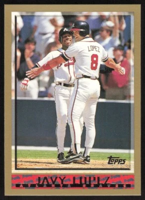 1998 Topps Baseball Javy Lopez #183 Atlanta Braves - Image 1 of 2