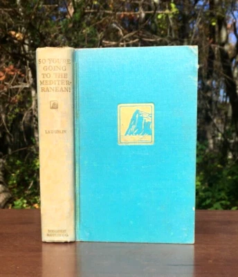 1935 Antique MEDITERRANEAN TRAVEL Book MOROCCO ALGERIA Genoa VENICE Corfu TURKEY - Image 1 of 4