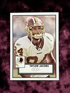 Taylor Jacobs 1952 Topps Heritage MINT Faksimile Auto Redskins Jersey Florida SP - Bild 1 von 4