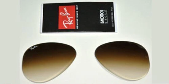 Ray Ban 3025 58 Aviator Lenti di Ricambio Marrone Sfumato - Image 1 of 1