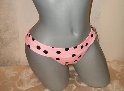  Parte inferior de bikini Victoria Secret M Pelosa brasileña punto melocotón nueva con etiquetas  Foto 1 de 4