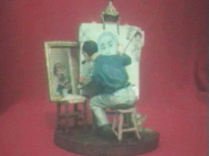 NORMAN ROCKWELL " TRIPLE SELF PORTRAIT FIGUREN SAMMLUNG * SELTEN * - Bild 1 von 1