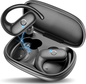 Auriculares Inalámbricos Bluetooth Auriculares Deportivos, Sobre Auriculares con Sonido de Bajos Profundos, - Imagen 1 de 9