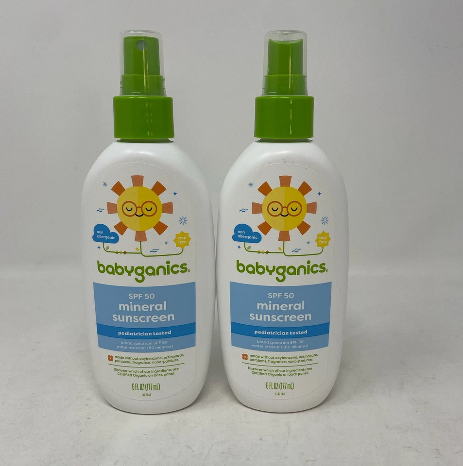 Babyganics Sunscreen Spray 50 SPF 6 FL Oz