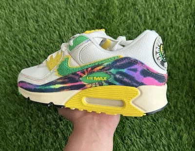 Nike Air Max 90 Grateful Dead University of Oregon IM2511-100 talla 8,5-9 en mano Foto 1 de 4