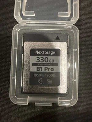 Nextorage B1 Pro Series CFexpress Type B 330GB Anti Static Memory Card Unused - Image 1 of 3