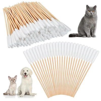 300 PCS Dog Qtips, 6 Inch Cotton Swabs for Dogs and Cats, Pet Cotton Ear Buds... - Image 1 of 4