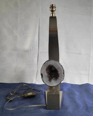 LAMPE att. à Chrystiane CHARLES pour la MAISON CHARLES Collection INOX 1965 - Photo 1/4