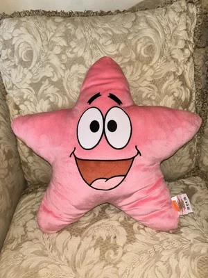Nickelodeon NWOT Viacom Patrick Star Star-Shaped Plush Pillow Pink 2023 - Image 1 of 3