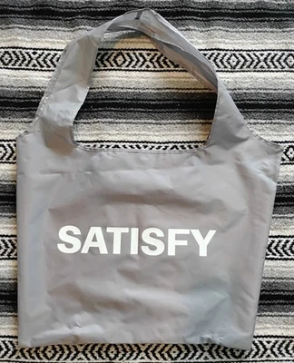 Satisfy Running Nylon Tote Bag Grey Large Promo Item - Image 1 of 3