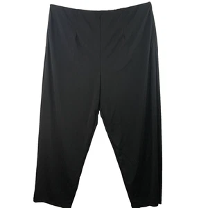 KL Concepts Kathy Landau Damen 3X Hose Schwarz Stretchig Pull On Tapered Leg - Bild 1 von 4