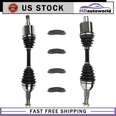 Eje CV + Pastillas de cerámica de freno delanteras para Chevrolet Monte Carlo 06-07 Foto 1 de 4