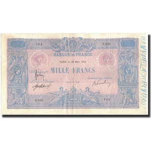 [#591163] France, 1000 Francs, 1913. 03. 28, AU, Fayette:36.27, KM:67, g - Picture 1 of 2
