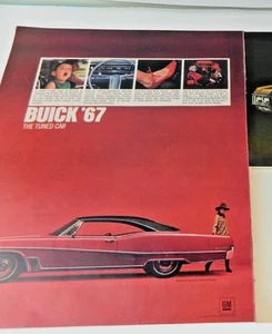 1967 BUICK WILDCAT CUSTOM SPORT, FULL PAGE AD, LIFE MAGAZINE APPROX.11 X 13" - Picture 1 of 3