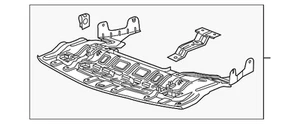 Genuine GM Front Compartment Air Deflector 42532659 - Picture 1 of 4