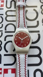 Swatch Punto Croce LW128 Estándar Damas 25mm Cuero Nuevo de Lote Antiguo Excelente Estado - Imagen 1 de 6
