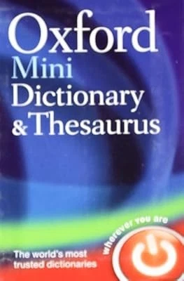 Oxford Mini Dictionary and Thesaurus, Oxford Dictionaries, Used; Good Book - Image 1 of 1