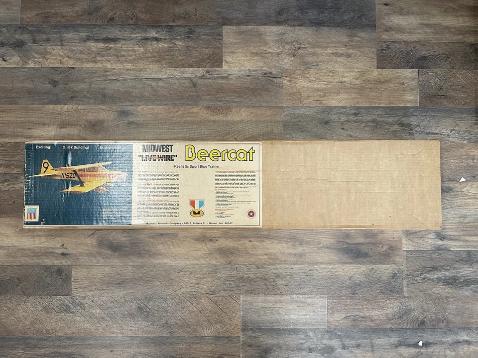 Midwest Beercat - Vintage Balsa RC Model Airplane Kit - Image 1 of 4