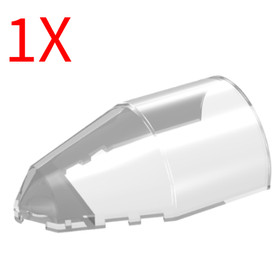 Lego 30384 Star Wars Trans-Clear Windscreen 7 x 4 x 2 Round Sets 7141 7134