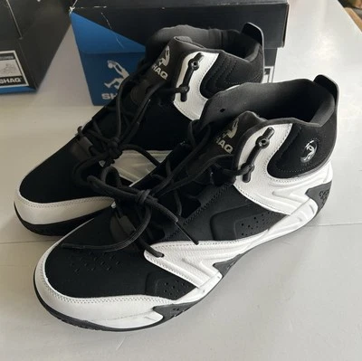 Zapatillas de baloncesto SHAQ para hombre talla 9,5 negras blancas devastadoras nuevas en caja Foto 1 de 4
