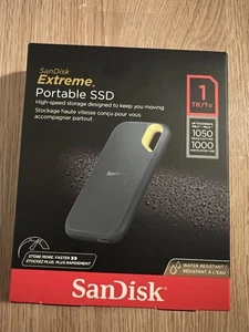 SanDisk Extreme 1TB Portable SSD New - Picture 1 of 4