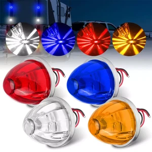 LED BIG Watermelon Light Truck Trailer Side Marker Clearance Indicator Lamp DRL - Picture 1 of 22