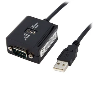 StarTech.com 6 ft Professional RS422/485 USB Serial Cable Adapter w/ COM Retenti - Afbeelding 1 van 6