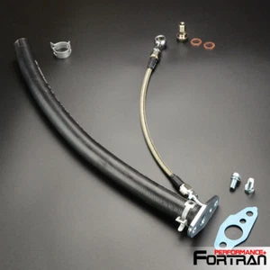 Turbo Oil Feed / 19mm Drain Line Kit For TOYOTA starlet 4EFTE w/CT9 CT20 CT26 - Picture 1 of 1