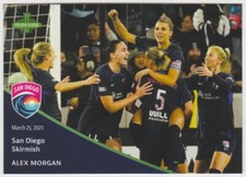 2023 Parkside Pronto NWSL 2 Alex Morgan /1084 San Diego Wave Soccer Card USWNT