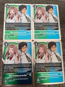 x4 Mimi Tachikawa & Joe Kido BT9-088 R Playset Digimon TCG X Record - Bild 1 von 1