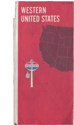 Standard Oil Road Map  Western United States Advertising - Image 1 of 3