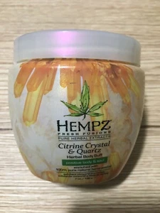 HEMPZ ~ Frische Schmelzen ~ Citrinkristall & Quarz ~ Kräuterkörper Buff. 7 Unzen - Bild 1 von 2