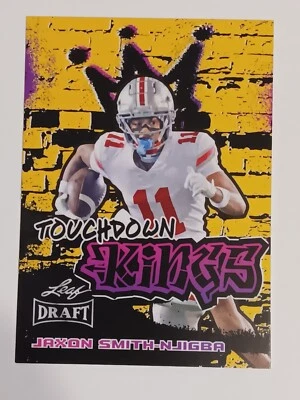 2023 Leaf Draft Touchdown Kings Gold Jaxon Smith-Njigba #97 Seattle Seahawks - Image 1 of 2