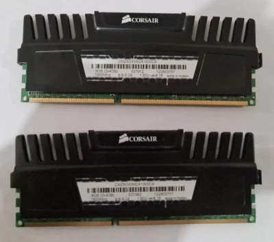 kit ram Corsair CMZ8GX3M2A1600C9 Vengeance 8Gb 2 x 4Gb DDR3 1600 Mhz - Bild 1 von 2