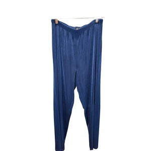 Piccadilly Pantaloni Lounge Maglia Morbida Comodi Casual Blu Leggings Taglia L - Foto 1 di 3