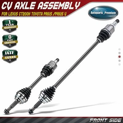 Conjunto de eje CV para Lexus CT200h Toyota Prius V delantero izquierdo y derecho Foto 1 de 4