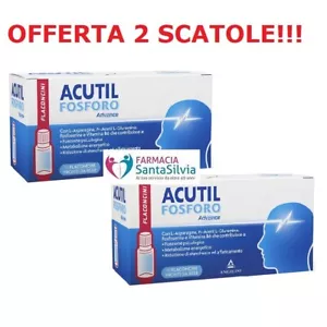 ACUTIL FOSFORO ADVANCE 10 FLACONI OFFERTA 2 SCATOLE STANCHEZZA ED AFFATICAMENTO - Foto 1 di 1
