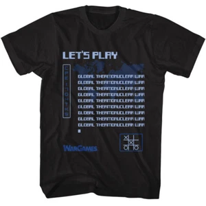 War Games 83 Let's Play Global Thermonuclear War CPE-1704-TKS Herren T-Shirt - Bild 1 von 5