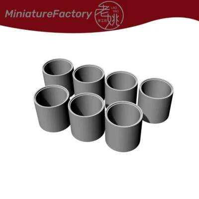 LaoYao 1/160 N Scale Precast Concrete Pipes Railroads Scenery Miniatures Factory - Image 1 of 2